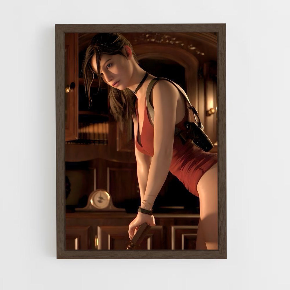 Poster Claire en Rouge – affiche Resident Evil (vue 5)